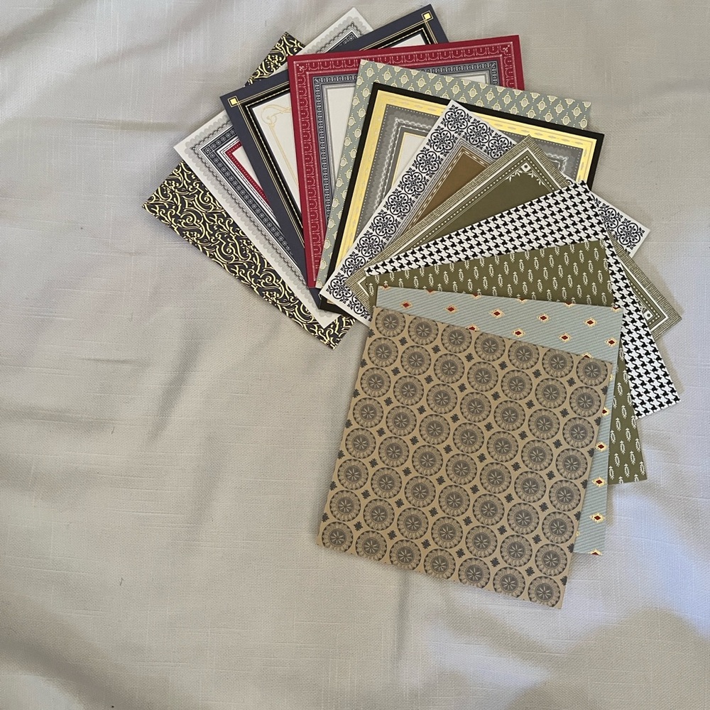 Anna Griffin “Beaux Regards” Square Cards & Envelopes - Picture 2 of 2